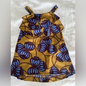 Amazing color combo feminine Banana Republic sleeveless blouse - sz L